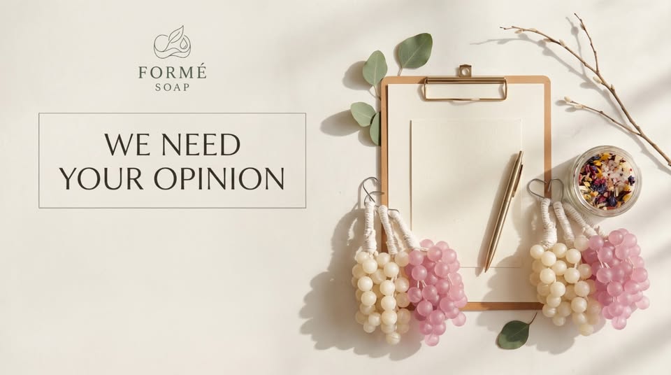 FORMÉ SOAP CẦN BẠN – ĐỂ CHÚNG MÌNH HOÀN THIỆN HƠN MỖI NGÀY!